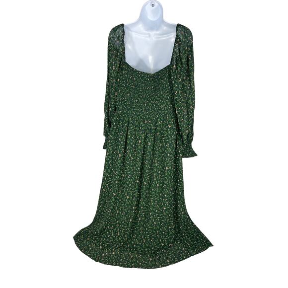 NWT Reformation Cello Midi Dress Coriander Coquette Cottage Core Floral Print 2X - Picture 8 of 10